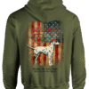 Grunge Flag Hooded Sweater